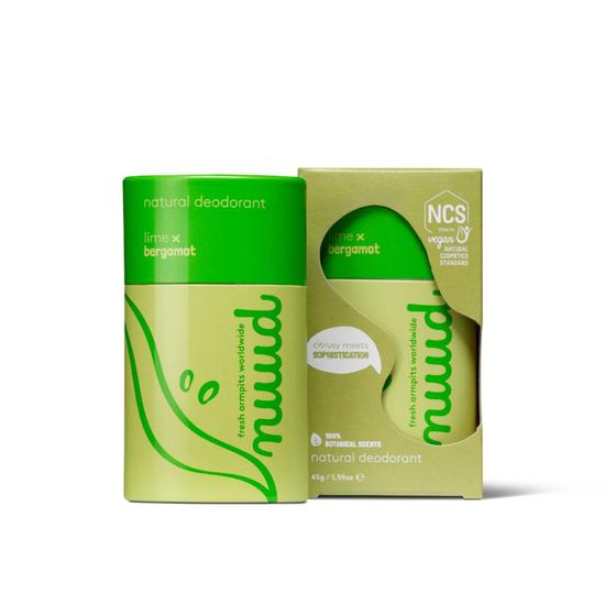Nuud Lime x Bergamot Stick Natural Deodorant 45g