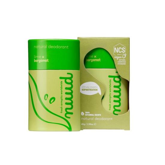 Nuud Natural Lime x Bergamot Stick Vegan Deodorant