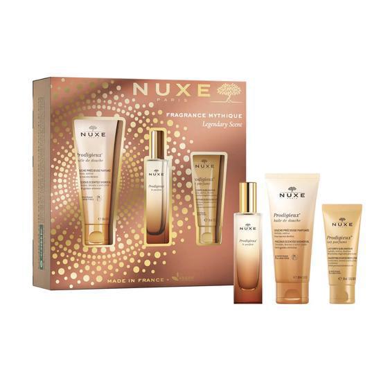 Nuxe Prodigieux The Legendary Scent Gift Set 30ml La Parfum, 100ml Shower Oil, 30ml Body Lotion