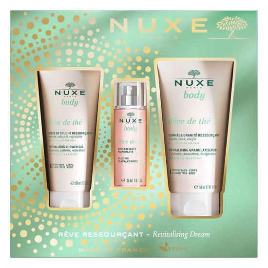 Nuxe Revitalising Dream Gift Set Fragrant Water + Shower Gel + Granular Scrub