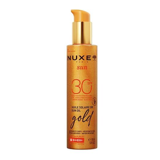 Nuxe Sun Oil Shimmering Gold SPF 30