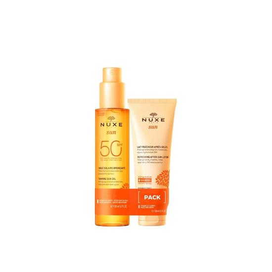 Nuxe Sun Tanning Oil SPF 50 + Refreshing After-Sun Lotion