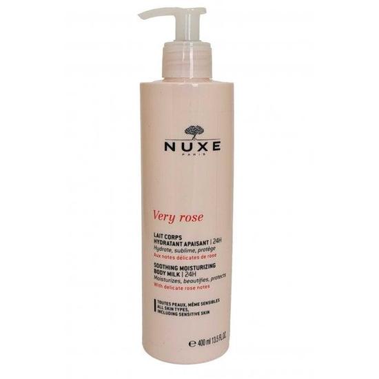 Nuxe Very Rose Soothing Moisturising Body Milk 24h 400ml