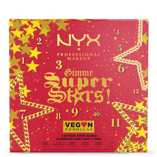 NYX Professional Makeup Gimme Super Stars! 12 Day Vegan Advent Calendar