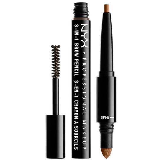 NYX Professional Makeup 3-in-1 Brow Pencil Caramel