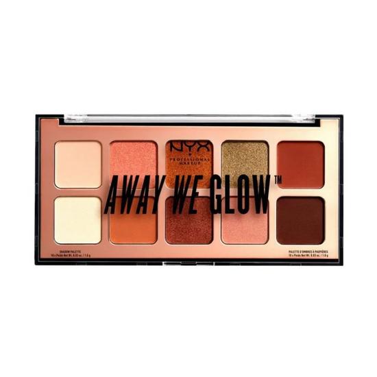 NYX Professional Makeup Away We Glow Shadow Palette Hooked On Glow