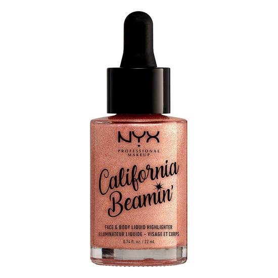 NYX Professional Makeup California Beamin' Face & Body Liquid Highlighter Beach Babe