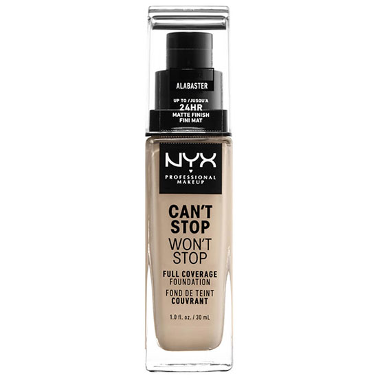 NYX Professional Makeup Can't Stop Won't Stop 24 Hour Foundation Alabaster