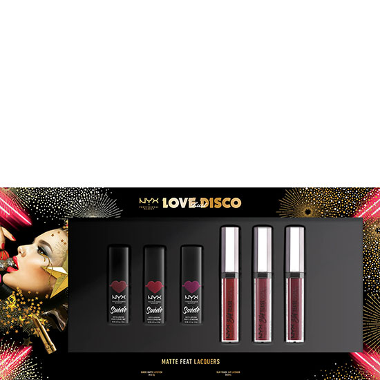 NYX Professional Makeup Cheating Matte With Lip Lacquer Full Glossy Colour Vault Gift Set