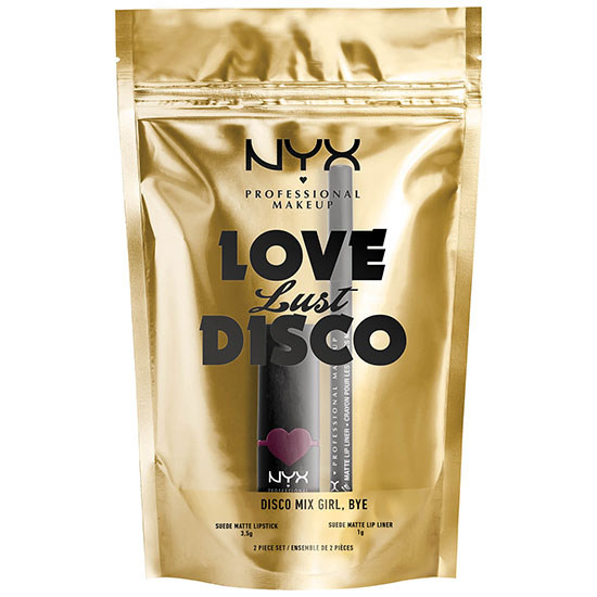 NYX Professional Makeup Disco Mix Lip Kits Girl Bye Purple Matte Lip Christmas Gift Set