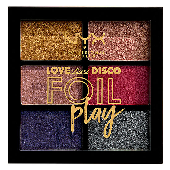 NYX Professional Makeup Love Lust & Disco Do The Hustle Foil Play Shimmer Eyeshadow Palette