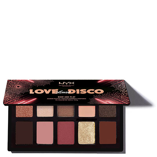 NYX Professional Makeup Love Lust & Disco Rose & Play Eyeshadow Palette