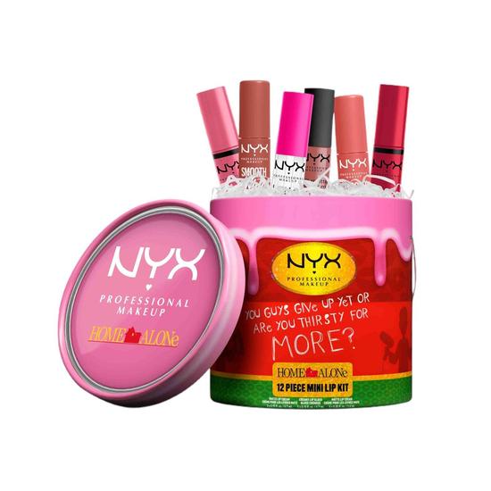NYX Professional Makeup Pro Makeup Home Alone Mini Lip Kit 12 Piece
