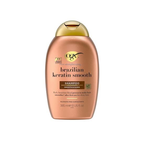 OGX® Ever Straightening + Brazilian Keratin Smooth Shampoo 385ml