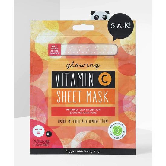 Oh k! Glowing Vitamin C Sheet Mask Pack of 5