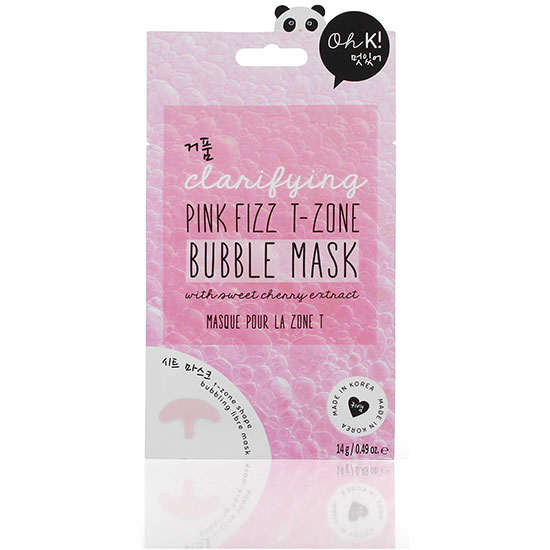 Oh k! Pink Fizz T Zone Bubble Mask