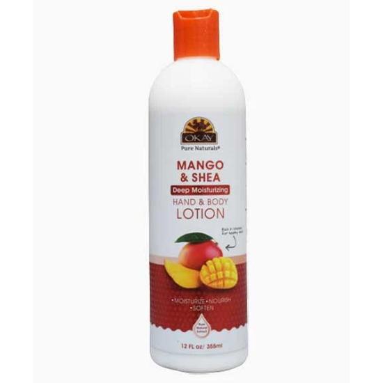 Okay Mango Shea Deep Moisturising Hand & Body Lotion 355ml