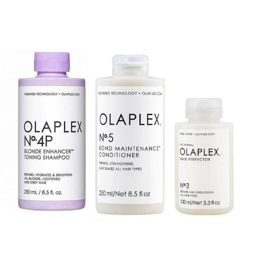 Olaplex No. 3, 4p & 5 Blonde Bond Maintenance Kit Repair + Tone + Hydrate