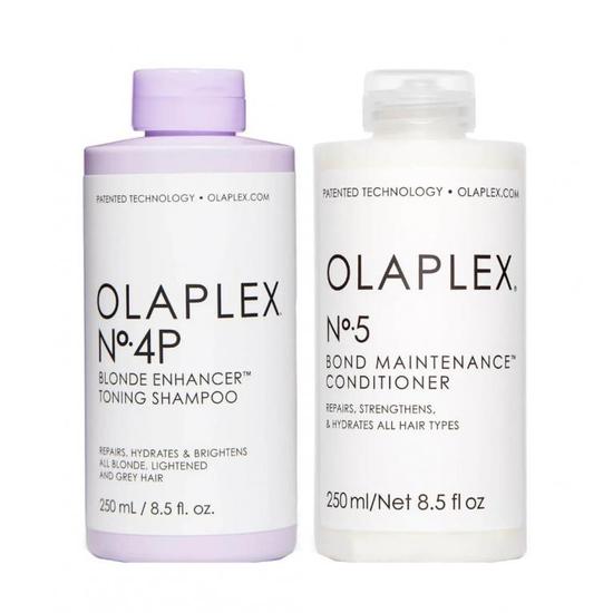 Olaplex No. 4p & 5 Blonde Shampoo & Conditioner Set