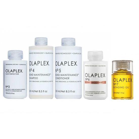 Olaplex No. 3, 4, 5, 6 & 7 Set Perfector + Shampoo + Conditioner + Smoother + Oil