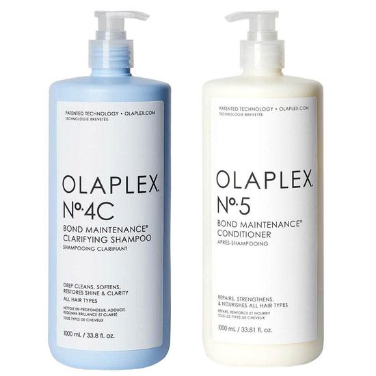 Olaplex No.4c & 5 Clarifying Shampoo & Conditioner Set 2 x 1000ml