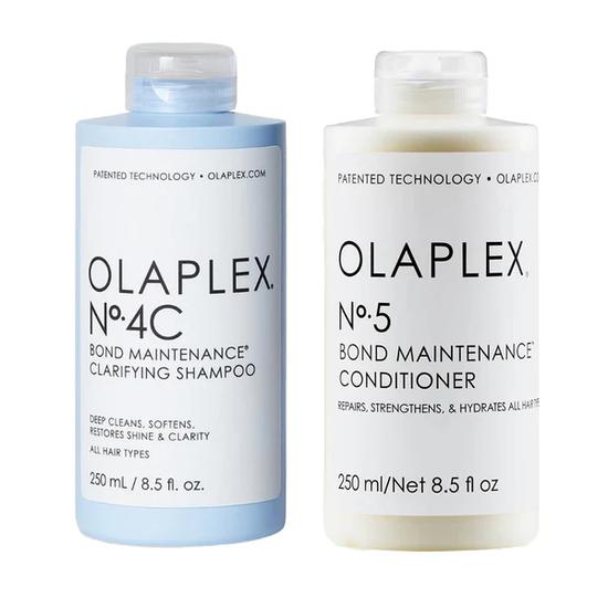 Olaplex No.4c & 5 Clarifying Shampoo & Conditioner Set
