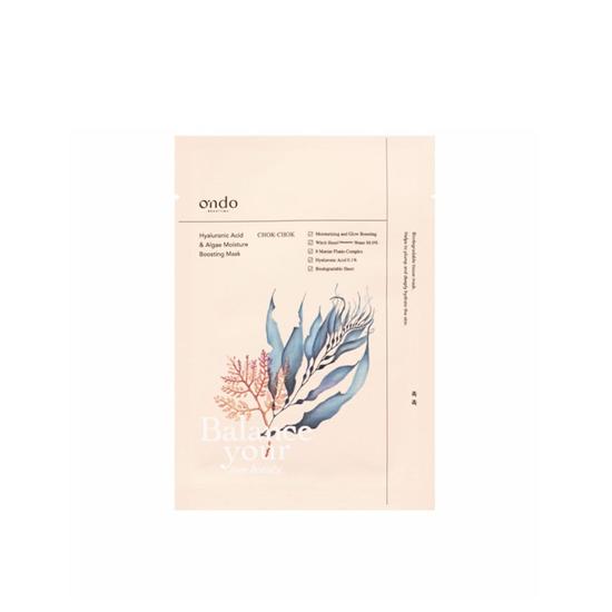 Ondo Beauty 36.5 Hyaluronic Acid & Algae Moisture Boosting Mask 25g