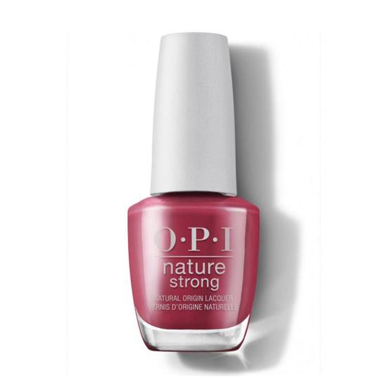 OPI Give A Garnet Nail Polish Nature Strong 15ml - Red
