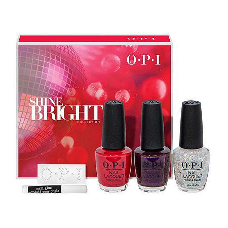 OPI Shine Bright Collection Nail Polish Gift Set With Swarovski Crystals 15ml