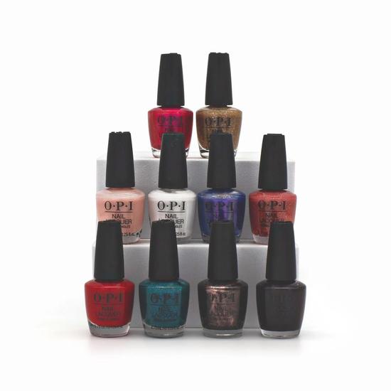 OPI Terribly Nice Mini Nail Lacquer 10 Piece Gift Set Imperfect Box