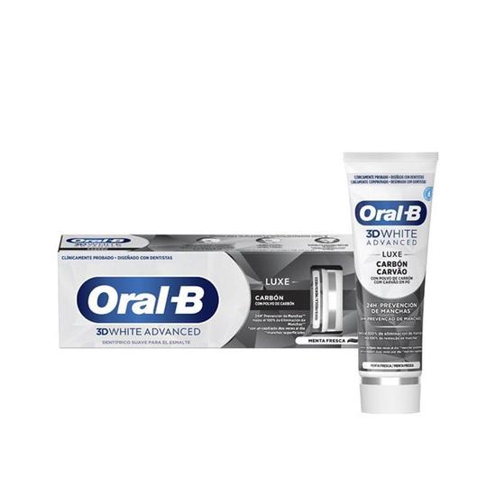Oral B 3d White Advanced Luxe Charcoal Toothpaste 75ml