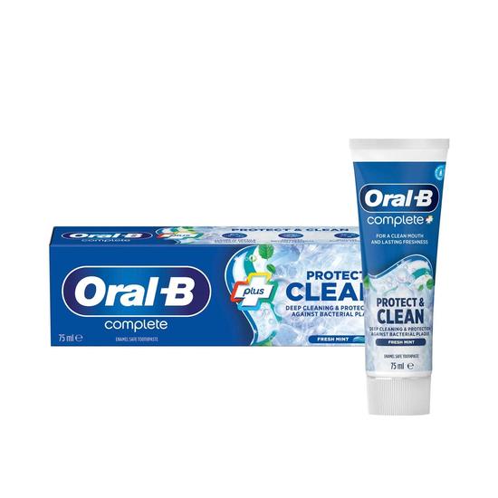 Oral B Complete Plus Protect & Clean Toothpaste Fresh Mint 75ml