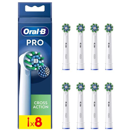 Oral B CrossAction Replacement Heads With X Fillaments