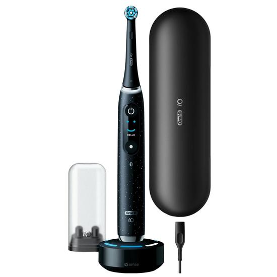 Oral B iO 10 Cosmic Black Electric Toothbrush With Charging Travel Case