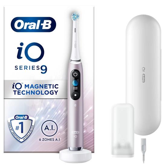 Oral B iO 9 Rose Quartz Electric Toothbrush