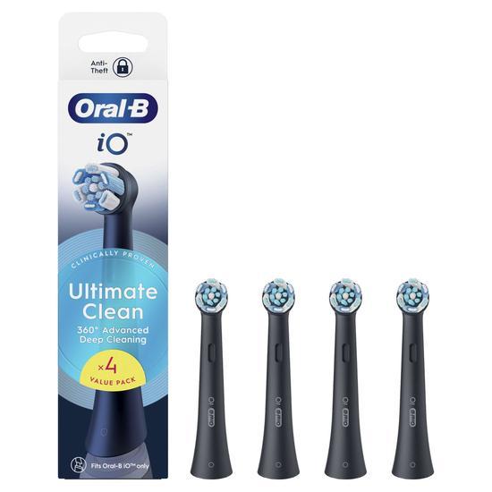 Oral B iO Replacement Heads Ultimate Clean Black