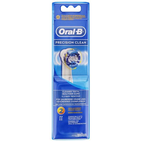 Oral B Precision Clean Replacement Heads 2 Pack