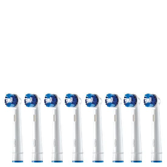 oral b precision clean brush heads 8 pack