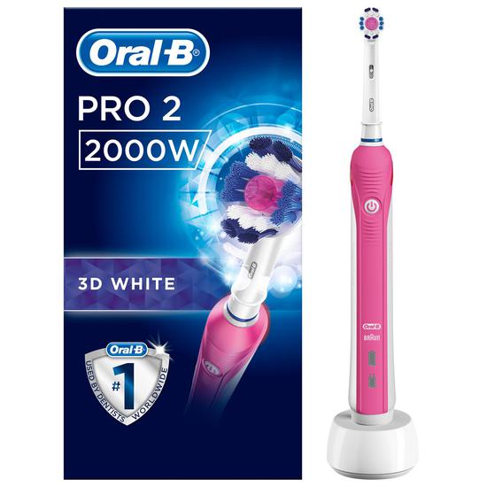 Oral B Pro 2 2000 3d White Electric Toothbrush