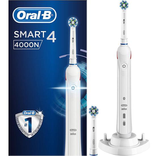 Oral B Smart 4 4000 CrossAction Electric Toothbrush White