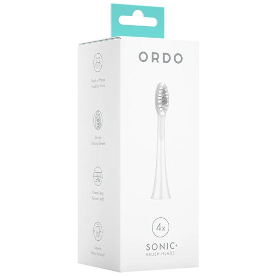 Ordo Brush Heads White Silver