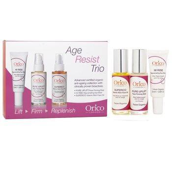 Orico London Age Resist Trio Face Oil + Firming Elixir + Eye Elixir