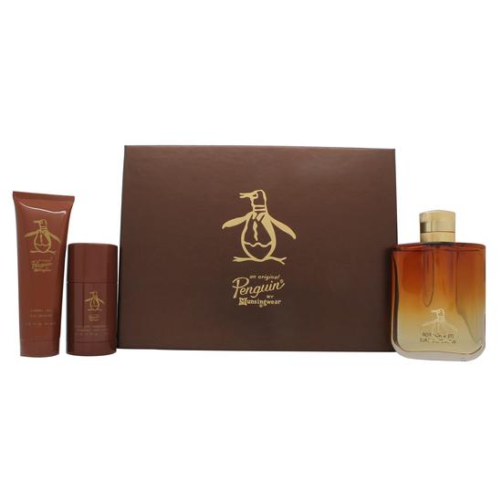 Original Penguin Gift Set 150ml White Fir & Sage Body Wash + 150ml Bergamot & Vetiver Body Wash + Socks