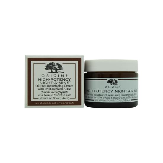 Origins High Potency Night-A-Mins Oil-Free Resurfacing Cream With Fruit-Derived AHAs 50ml