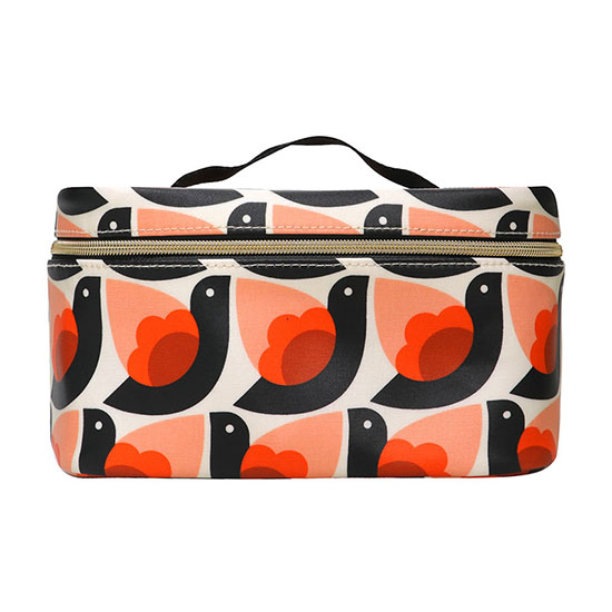 Orla Kiely Dove Large Cosmetic Wash Bag