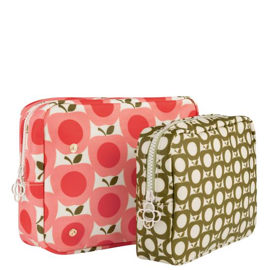 Orla Kiely Apple Double Wash Bag