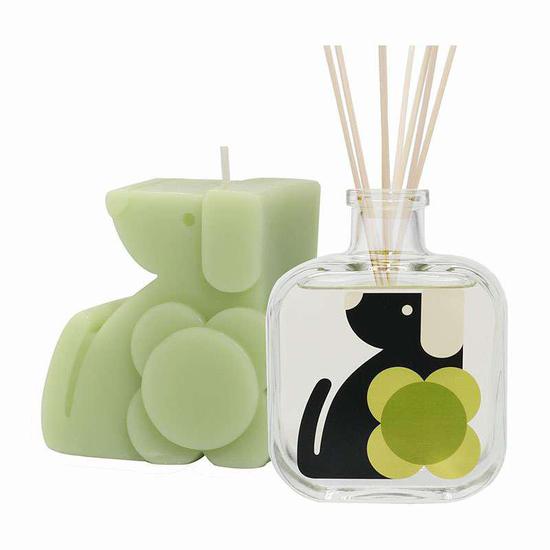 Orla Kiely Home Dog Moulded Candle & Diffuser Gift Set 200ml