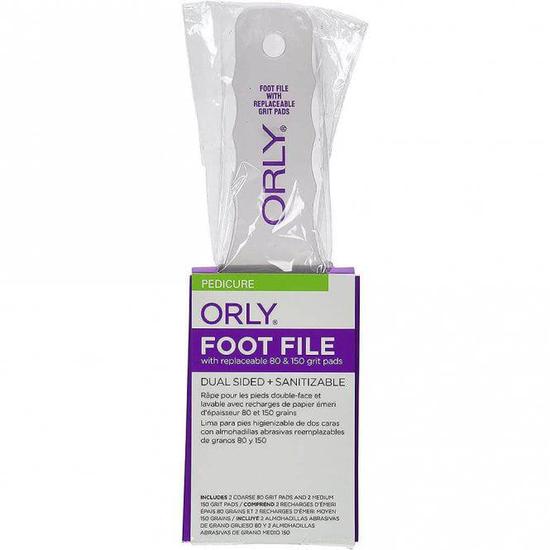 ORLY Foot File With 2 Refill Pads With 80 & 150 Grit Pads