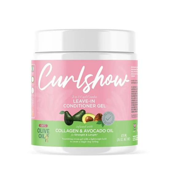 ORS Olive Oil Curlshow 2-In-1 Leave-In Conditioner Gel 16oz
