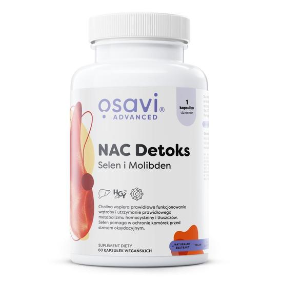 Osavi NAC Detox Selenium & Molybdenum Capsules 60 Capsules